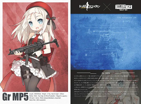 [LADF20] Girls' Frontline Gr MP5 Type 1/12 Plastic Modelㅤ – Tomytec – ActionFigureBrasil