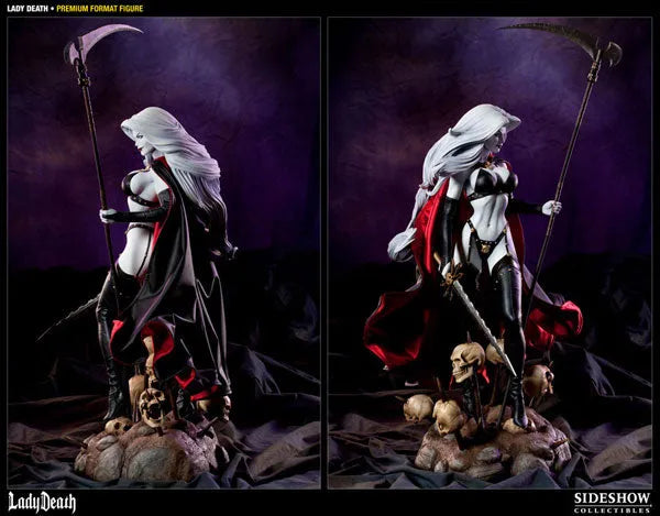 Lady Death 1/4 Scale Premium Figure - Lady Deathㅤ – Sideshow Collectibles – ActionFigureBrasil