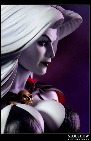 Lady Death 1/4 Scale Premium Figure - Lady Deathㅤ – Sideshow Collectibles – ActionFigureBrasil — close