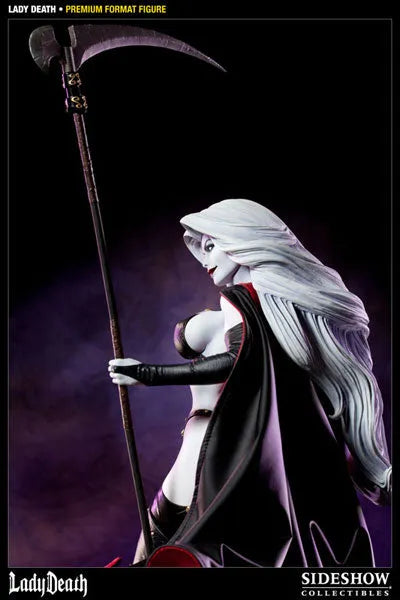 Lady Death 1/4 Scale Premium Figure - Lady Deathㅤ – Sideshow Collectibles – ActionFigureBrasil