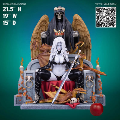 Lady Death Deluxe Version - LIMITED EDITION: 400 (Deluxe Version) – PCS – ActionFigure Brasil — iluminação de estúdio