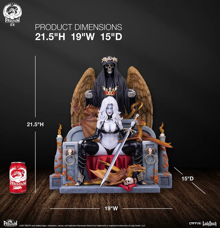 Lady Death Deluxe Version - LIMITED EDITION: 400 (Deluxe Version) – PCS – ActionFigure Brasil