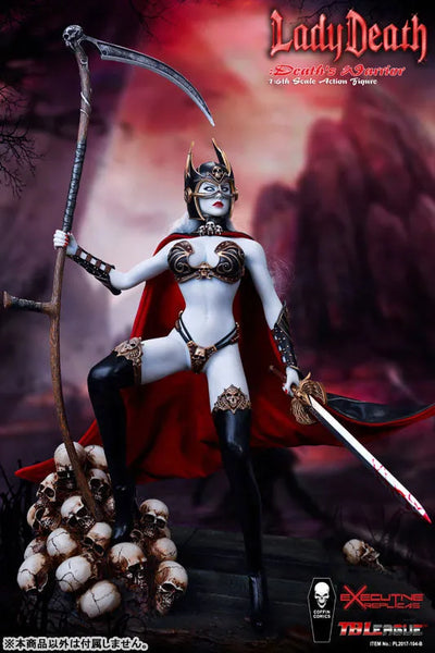 Lady Death - Lady Death Death's Warrior ver.2 1/6 Action Figureㅤ – Executive Replicas – ActionFigureBrasil — com base expositora