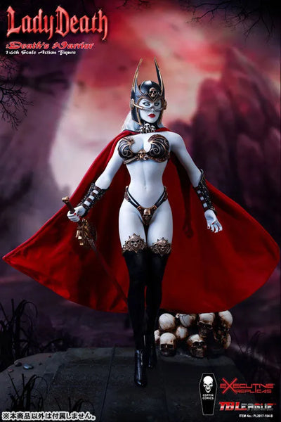 Lady Death - Lady Death Death's Warrior ver.2 1/6 Action Figureㅤ – Executive Replicas – ActionFigureBrasil — ângulo diferente