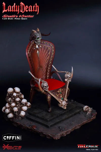 Lady Death - Lady Death Death's Warrior ver.2 Base & Throne 1/6 Accessoryㅤ – Executive Replicas – ActionFigureBrasil