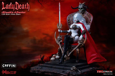 Lady Death - Lady Death Death's Warrior ver.2 DX 1/6 Action Figureㅤ – Executive Replicas – ActionFigureBrasil — ângulo diferente