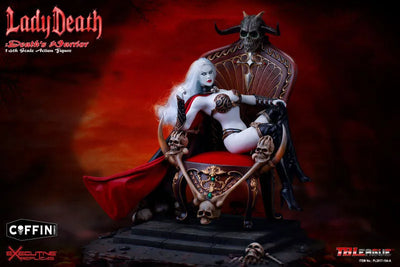 Lady Death - Lady Death Death's Warrior ver.2 DX 1/6 Action Figureㅤ – Executive Replicas – ActionFigureBrasil — detalhe do produto
