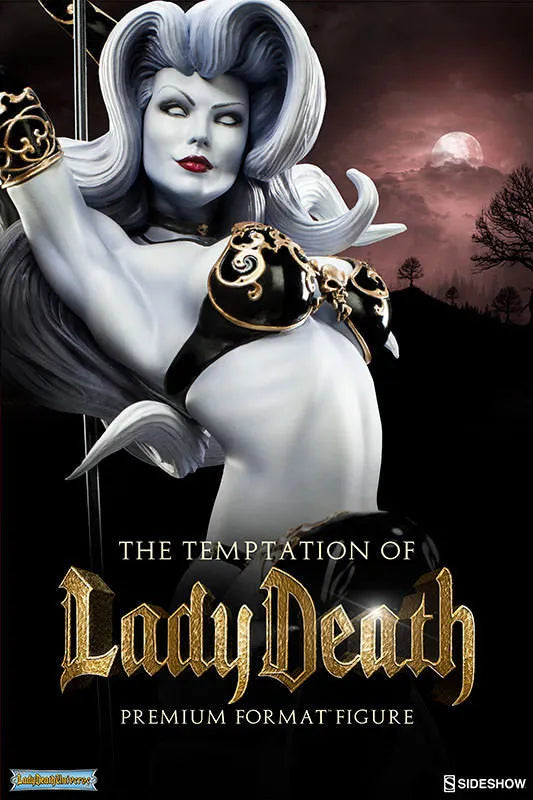 Lady Death - Premium Format Figure: Lady Death (Temptation Ver.)ㅤ – Sideshow Collectibles – ActionFigureBrasil