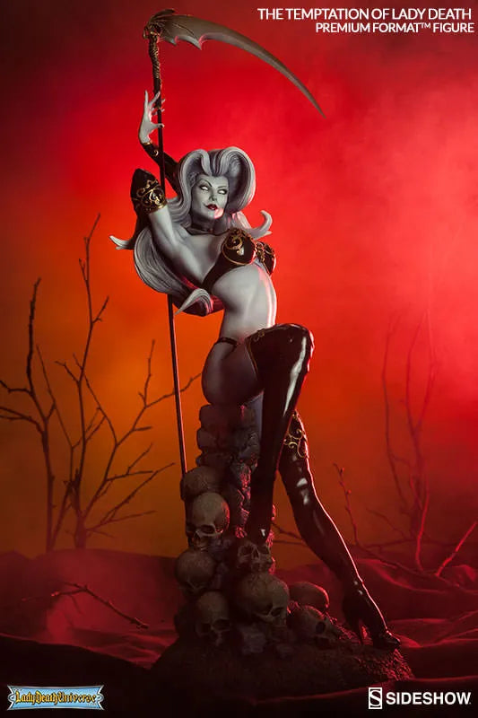 Lady Death - Premium Format Figure: Lady Death (Temptation Ver.)ㅤ – Sideshow Collectibles – ActionFigureBrasil
