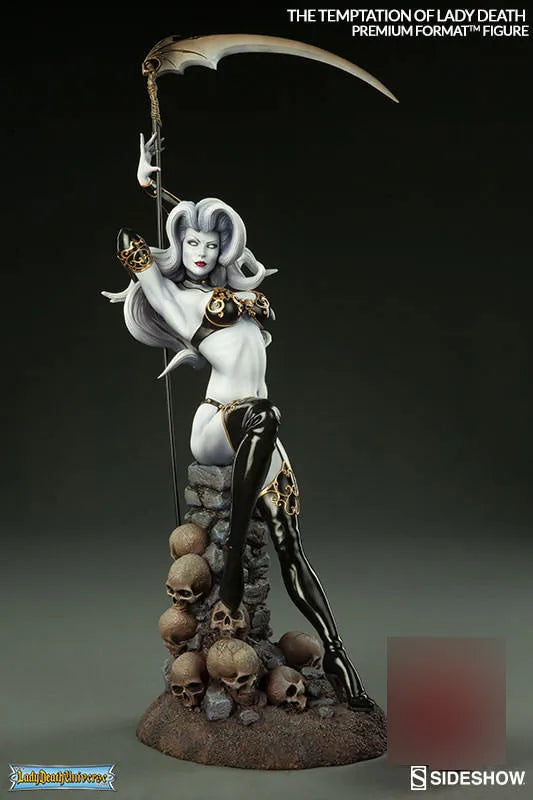Lady Death - Premium Format Figure: Lady Death (Temptation Ver.)ㅤ – Sideshow Collectibles – ActionFigureBrasil