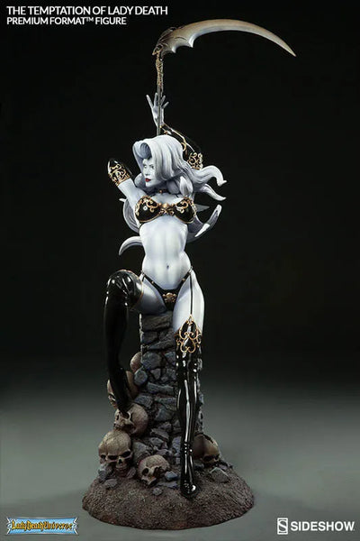 Lady Death - Premium Format Figure: Lady Death (Temptation Ver.)ㅤ – Sideshow Collectibles – ActionFigureBrasil — acessórios