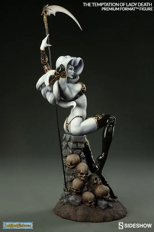 Lady Death - Premium Format Figure: Lady Death (Temptation Ver.)ㅤ – Sideshow Collectibles – ActionFigureBrasil