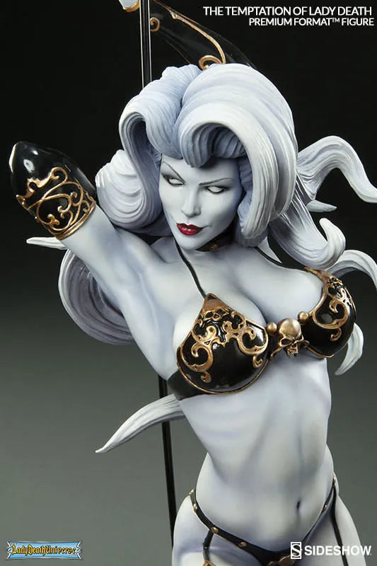 Lady Death - Premium Format Figure: Lady Death (Temptation Ver.)ㅤ – Sideshow Collectibles – ActionFigureBrasil