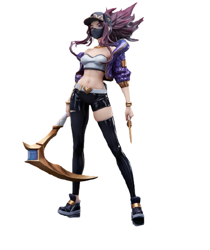 League of Legends - Akali - 1/7 - K/DA (Apex Innovation)ㅤ – Apex Innovation – ActionFigureBrasil
