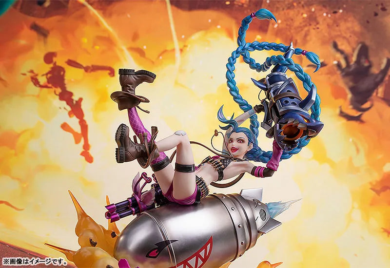 League of Legends - Jinx - 1/7 (Myethos)ㅤ – Myethos – ActionFigureBrasil