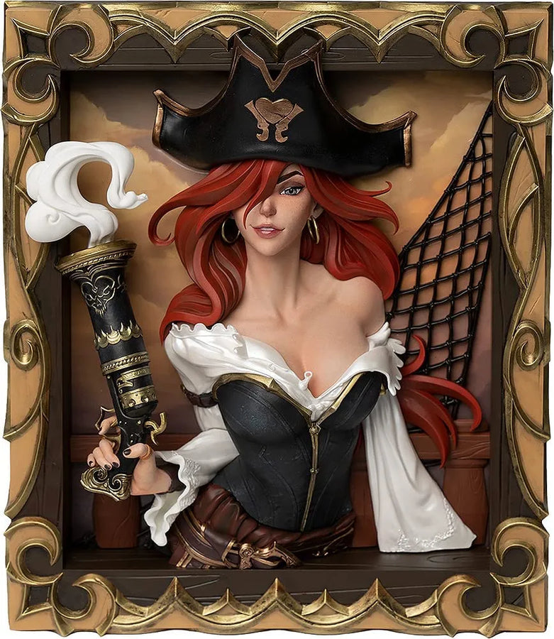 League of Legends The Bounty Hunter - Miss Fortune - 3D Frame (Infinity Studio)ㅤ – Infinity Studio – ActionFigureBrasil