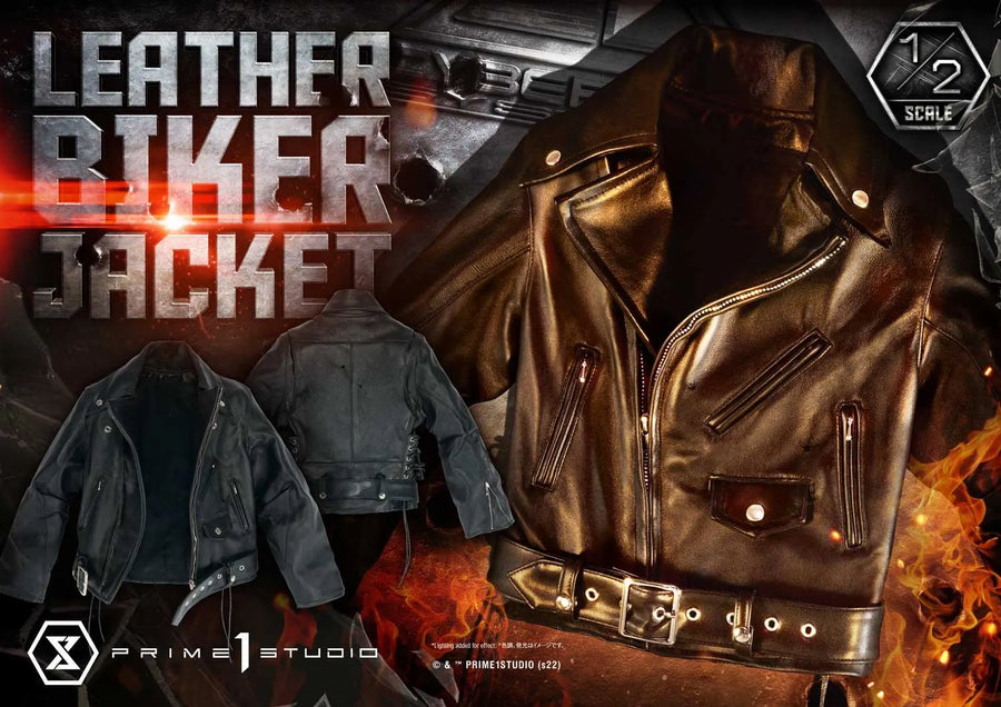 Leather Biker Jacket (Regular Version) PRIME1STUDIO – Prime1Studio – ActionFigure Brasil