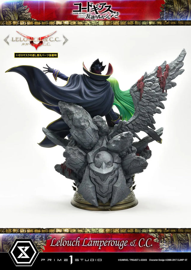 Lelouch Lamperouge & C.C. (Lelouch Lamperouge & C.C.Bonus Version) CODE GEASS Lelouch of the Rebellion R2 – Prime1Studio – ActionFigure Brasil