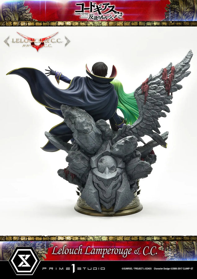 Lelouch Lamperouge & C.C. (Lelouch Lamperouge & C.C.Bonus Version) CODE GEASS Lelouch of the Rebellion R2 – Prime1Studio – ActionFigure Brasil