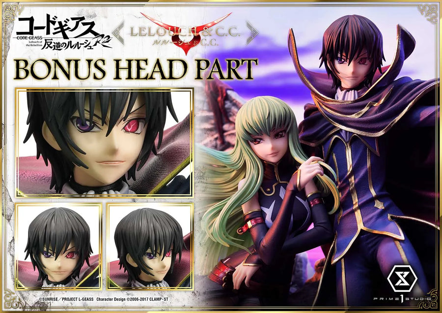 Lelouch Lamperouge & C.C. (Lelouch Lamperouge & C.C.Bonus Version) CODE GEASS Lelouch of the Rebellion R2 – Prime1Studio – ActionFigure Brasil