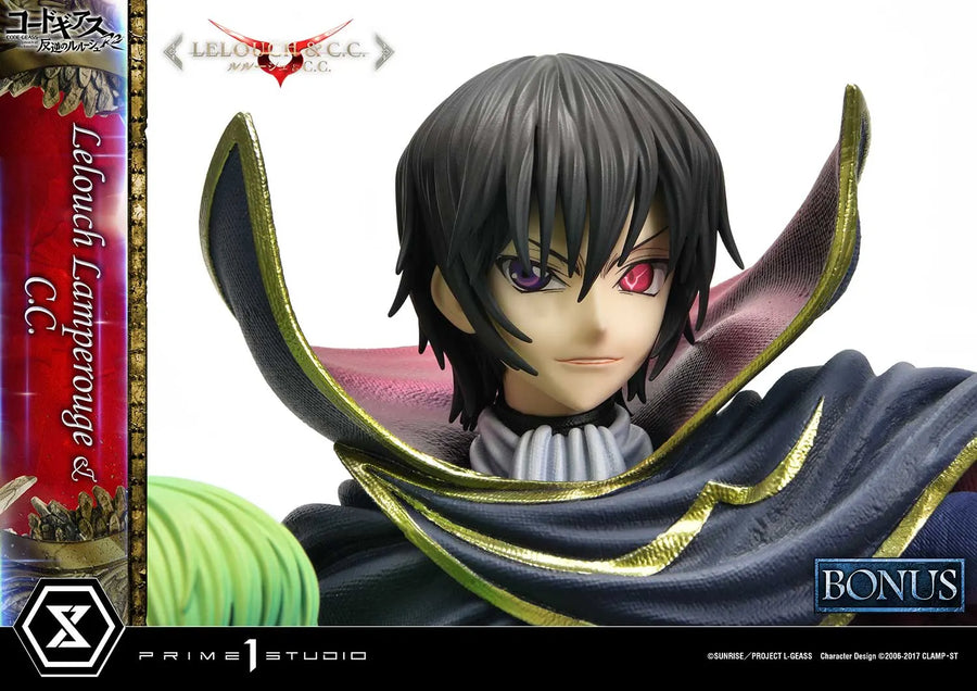 Lelouch Lamperouge & C.C. (Lelouch Lamperouge & C.C.Bonus Version) CODE GEASS Lelouch of the Rebellion R2 – Prime1Studio – ActionFigure Brasil