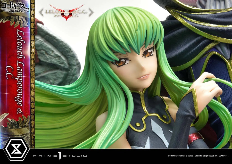 Lelouch Lamperouge & C.C. (Lelouch Lamperouge & C.C.Bonus Version) CODE GEASS Lelouch of the Rebellion R2 – Prime1Studio – ActionFigure Brasil