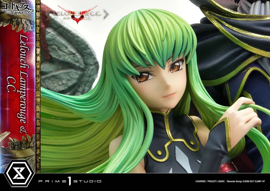 Lelouch Lamperouge & C.C. (Lelouch Lamperouge & C.C.Bonus Version) CODE GEASS Lelouch of the Rebellion R2 – Prime1Studio – ActionFigure Brasil