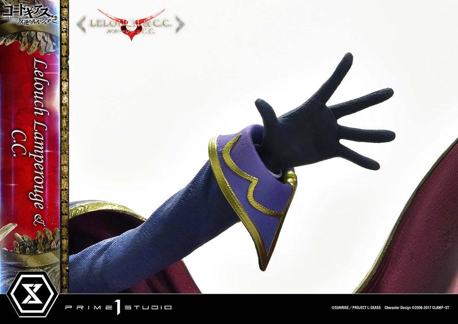 Lelouch Lamperouge & C.C. (Lelouch Lamperouge & C.C.Bonus Version) CODE GEASS Lelouch of the Rebellion R2 – Prime1Studio – ActionFigure Brasil