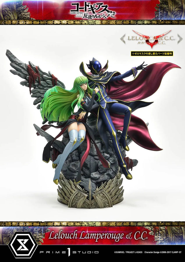 Lelouch Lamperouge & C.C. (Lelouch Lamperouge & C.C.Regular Version) CODE GEASS Lelouch of the Rebellion R2 – Prime1Studio – ActionFigure Brasil