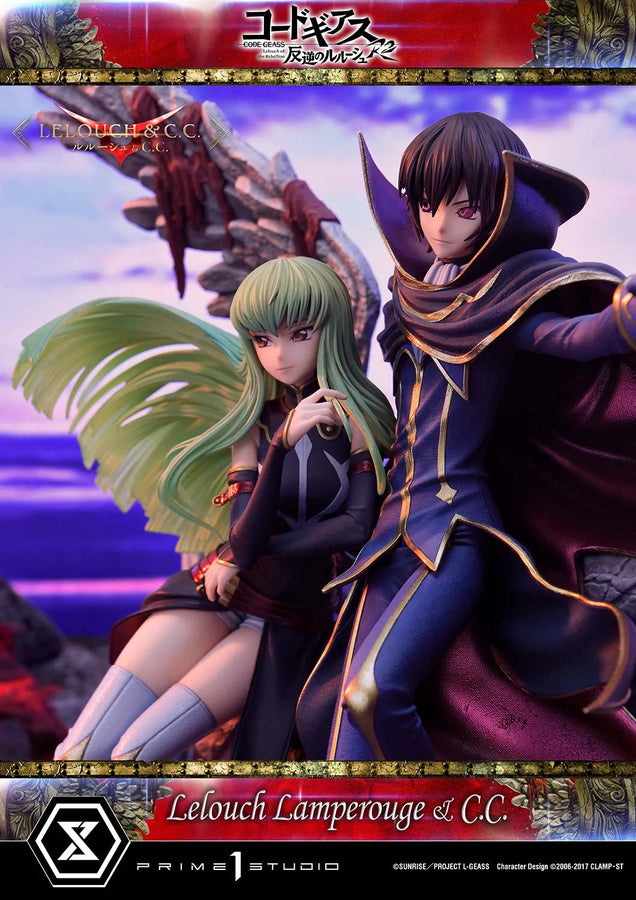 Lelouch Lamperouge & C.C. (Lelouch Lamperouge & C.C.Regular Version) CODE GEASS Lelouch of the Rebellion R2 – Prime1Studio – ActionFigure Brasil