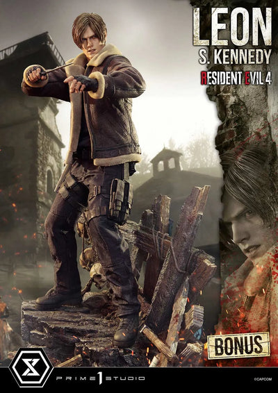 Leon S. Kennedy (Bonus Version) Resident Evil 4 – Prime1Studio – ActionFigure Brasil