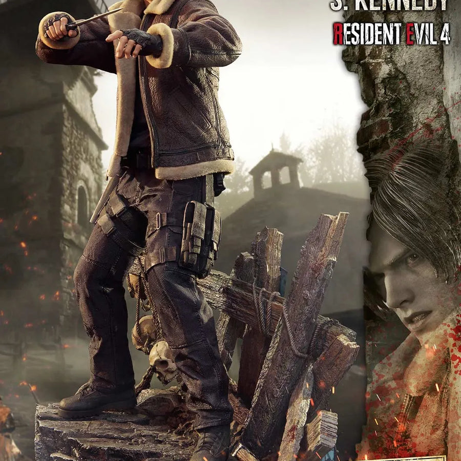 Leon S. Kennedy (Bonus Version) Resident Evil 4 – Prime1Studio – ActionFigure Brasil
