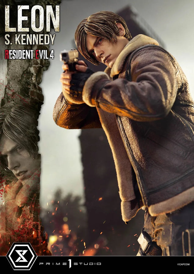Leon S. Kennedy (Bonus Version) Resident Evil 4 – Prime1Studio – ActionFigure Brasil