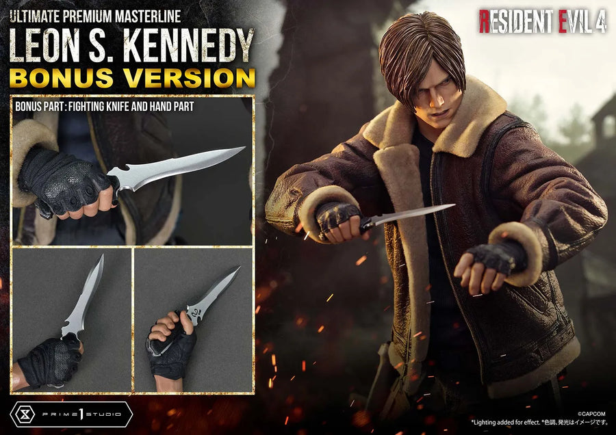 Leon S. Kennedy (Bonus Version) Resident Evil 4 – Prime1Studio – ActionFigure Brasil