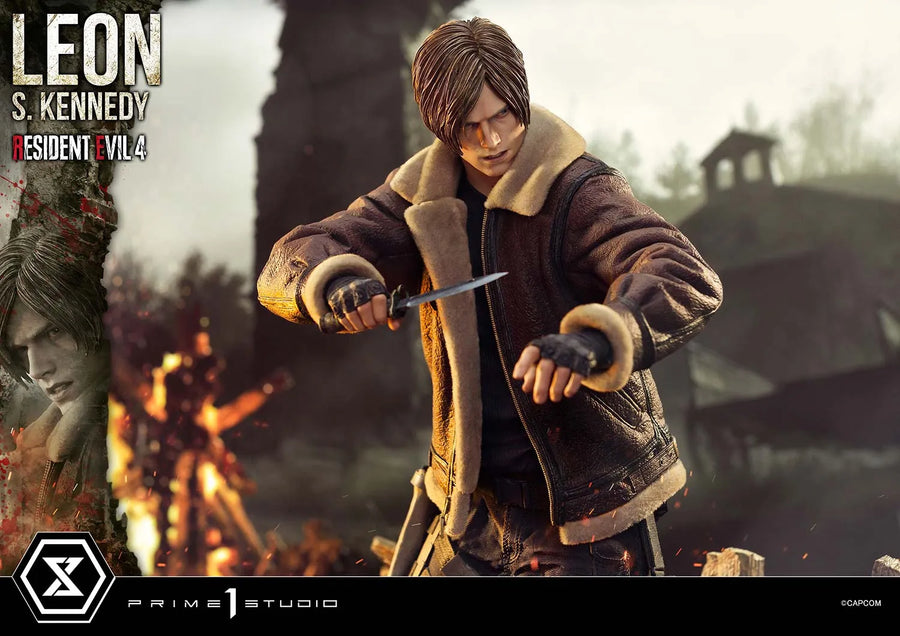 Leon S. Kennedy (Bonus Version) Resident Evil 4 – Prime1Studio – ActionFigure Brasil