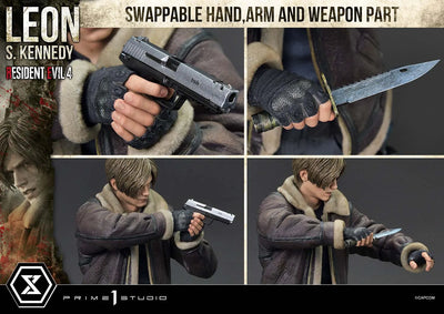 Leon S. Kennedy (Bonus Version) Resident Evil 4 – Prime1Studio – ActionFigure Brasil