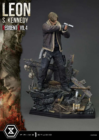 Leon S. Kennedy (Bonus Version) Resident Evil 4 – Prime1Studio – ActionFigure Brasil