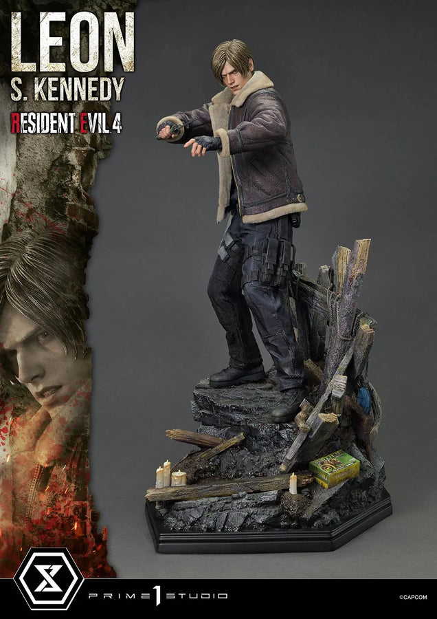 Leon S. Kennedy (Bonus Version) Resident Evil 4 – Prime1Studio – ActionFigure Brasil