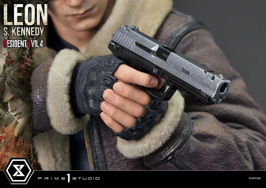 Leon S. Kennedy (Bonus Version) Resident Evil 4 – Prime1Studio – ActionFigure Brasil