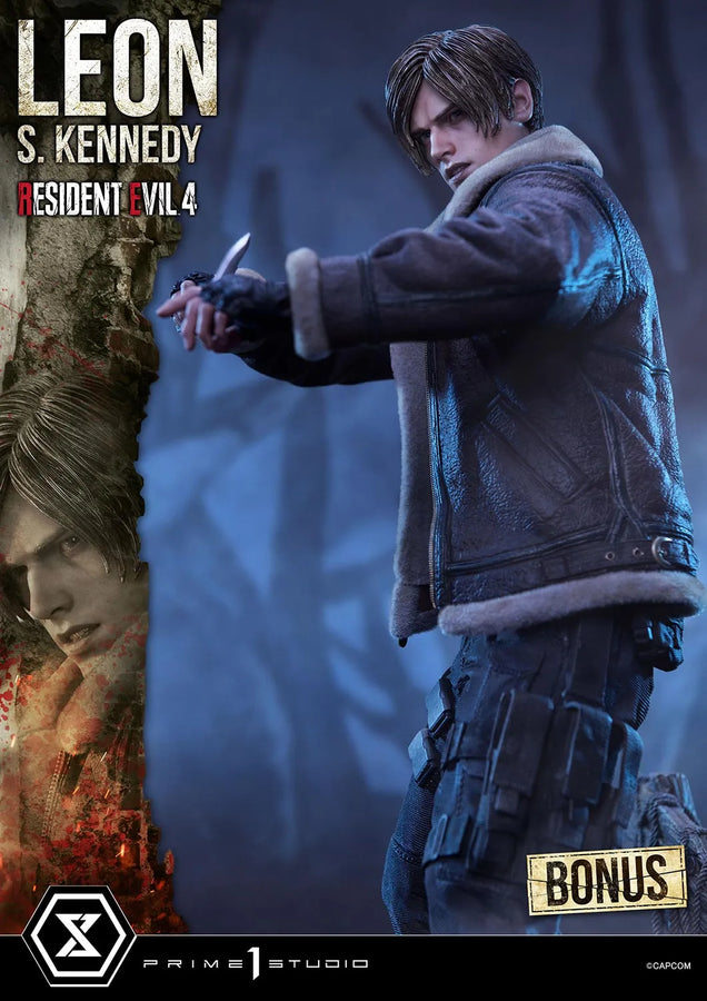 Leon S. Kennedy (Bonus Version) Resident Evil 4 – Prime1Studio – ActionFigure Brasil