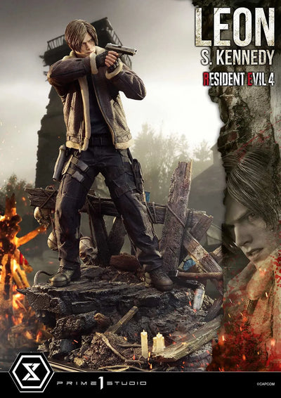 Leon S. Kennedy (Bonus Version) Resident Evil 4 – Prime1Studio – ActionFigure Brasil