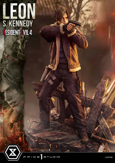 Leon S. Kennedy (Bonus Version) Resident Evil 4 – Prime1Studio – ActionFigure Brasil