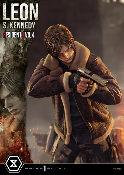 Leon S. Kennedy (Bonus Version) Resident Evil 4 – Prime1Studio – ActionFigure Brasil
