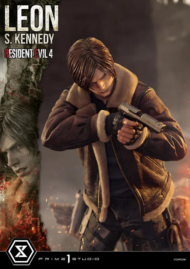 Leon S. Kennedy (Bonus Version) Resident Evil 4 – Prime1Studio – ActionFigure Brasil