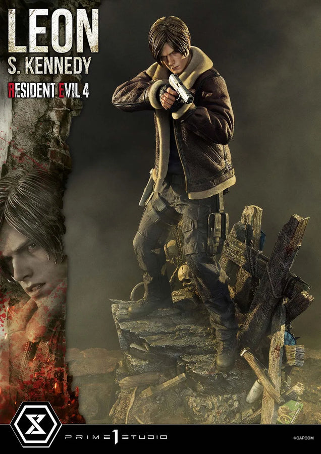 Leon S. Kennedy (Bonus Version) Resident Evil 4 – Prime1Studio – ActionFigure Brasil