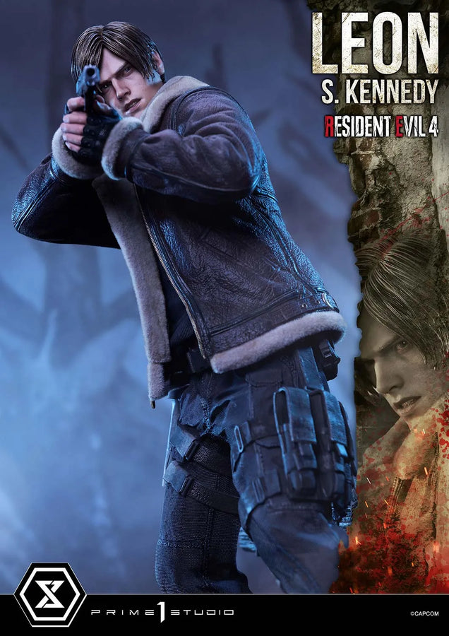 Leon S. Kennedy (Bonus Version) Resident Evil 4 – Prime1Studio – ActionFigure Brasil