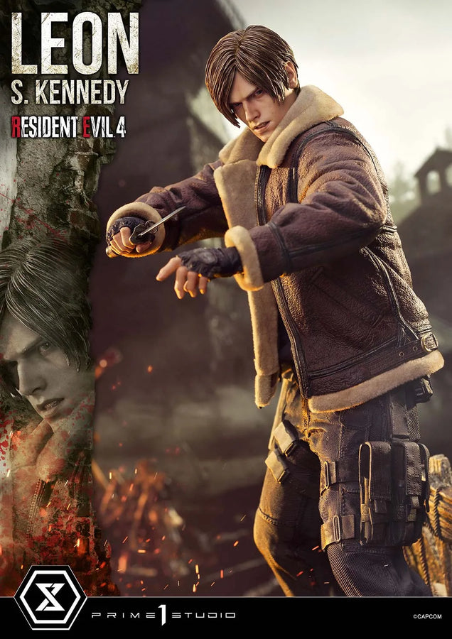 Leon S. Kennedy (Bonus Version) Resident Evil 4 – Prime1Studio – ActionFigure Brasil
