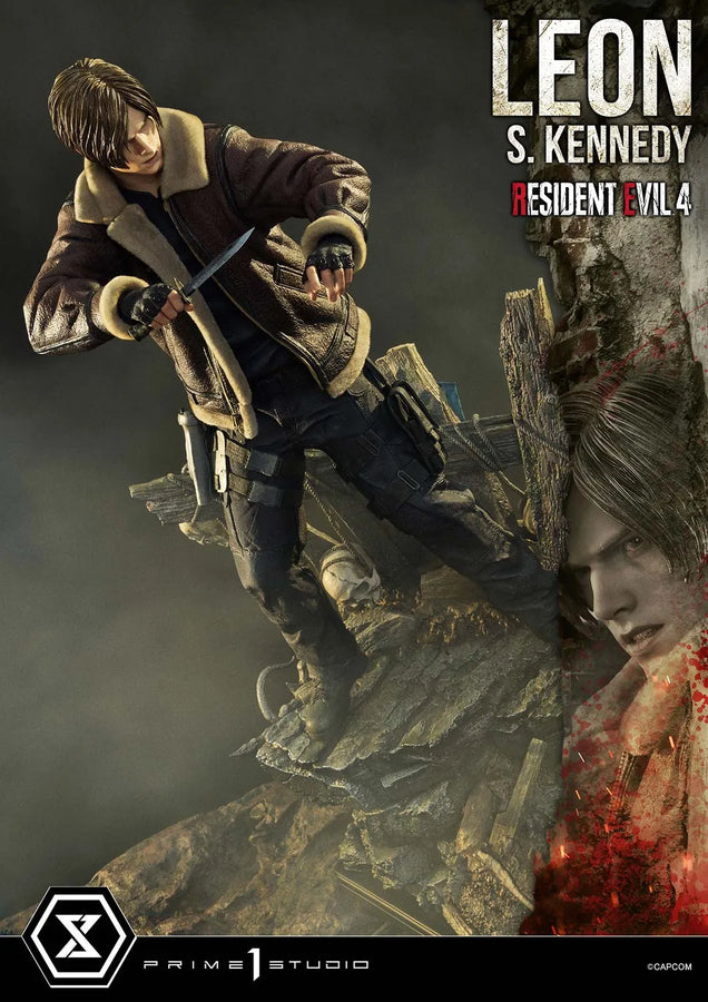 Leon S. Kennedy (Bonus Version) Resident Evil 4 – Prime1Studio – ActionFigure Brasil