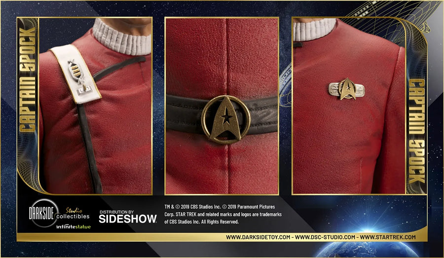Leonard Nimoy as Captain Spock - LIMITED EDITION: 300 (Exclusive) – DarkSide Collectibles Studio – ActionFigure Brasil