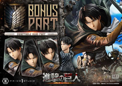 Levi versus Beast Titan (Bonus Version) TV animation Attack on Titan – Prime1Studio – ActionFigure Brasil